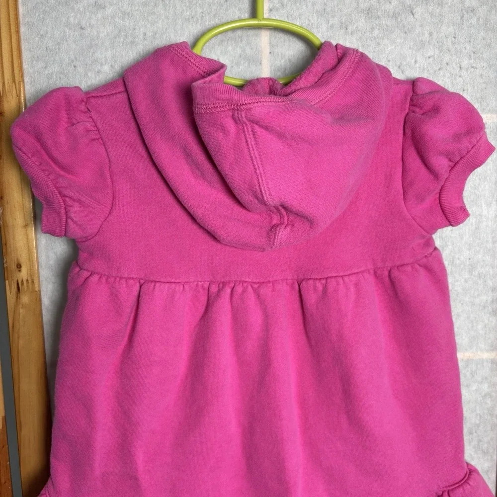 Vintage Ralph‎ Lauren Girls Size 12 Months Pink Hooded Dress